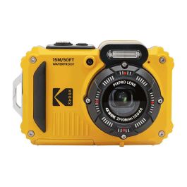 Kodak Pixpro WPZ2 Cámara Digital Deportiva 16MP Zoom Óptico 4x Resistente al Agua y a Golpes Color Amarillo