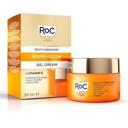 Roc Revive + Glow Crema en Gel Tratamiento Facial Hidratante Luminosidad Firmeza 50 ml