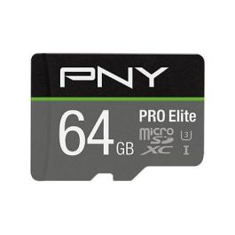 PNY Tarjeta MicroSDXC PRO Elite 64 GB Clase 10 UHS-I U3 Velocidad de Lectura 100 MB/s Precio: 18.69000001. SKU: B1K4Q7F5F5