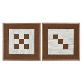 Cuadro Urban DKD Home Decor Beige Blanco 3 x 50 x 50 cm (2 Unidades) Precio: 49.95000032. SKU: B1GKRNCGLP