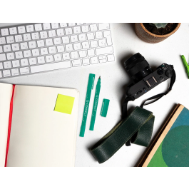 Q-connect Rotulador Marcador Permanente Doble Punta Color Verde Trazo 0,4 mm y 1 mm