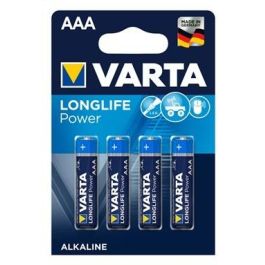 Pila varta alkalina longlife power aaa - lr03 (blister 4 unid.) ø10,5x44,5mm Precio: 2.50000036. SKU: S7915705