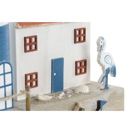 Decoracion Antique DKD Home Decor Azul Rojo 8.5 x 30 x 17 cm (2 Unidades)