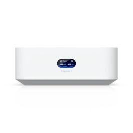 Ubiquiti Quad-core ARM Cortex-A53 at 1.5 GHz, 3 GB memory, 10G SFP+, 10 GbE RJ45, 2.5 GbE RJ45, WiFi 7, Bluetooth, 22W, 117 x 117 x 42.5 mm Ubiquiti Quad-core ARM Cortex-A53 at 1.5 GHz, 3 GB memory, 10G SFP+, 10 GbE RJ45, 2.5 GbE RJ45, WiFi 7, Bluetooth, 22W, 117 x 117 x 42.5 mm