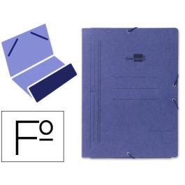 Carpeta Liderpapel Gomas Folio Bolsa Carton Pintado Azul 10 unidades Precio: 20.5094993224. SKU: B1JL4FJ78V