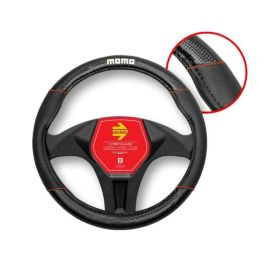 Funda Volante Momo Carbon Universal Negro Y Rojo 38-39 cm MOMLSWC013BR Funda Volante Momo Carbon Universal Negro Y Rojo 38-39 cm MOMLSWC013BR