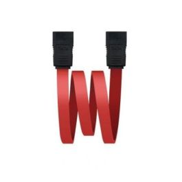 Nanocable 10.18.0101-OEM Cable de Datos SATA Hembra a Hembra 50 cm Rojo, hasta 3 Gbps, ideal para Discos Duros y SSD OEM