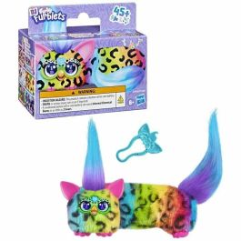 Hasbro HASG17835X0 Furby DJ Furblets Rain-Bow-Kat, minipeluche electrónico, 45 sonidos y música, juguete infantil a partir de 6 años