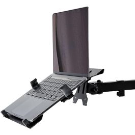 StarTech LAPTOP-ARM-TRAY Bandeja para Portátil Ajustable con Brazo VESA Ventilada Negro Plástico Acero 4.5 kg