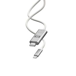 Cable USB Linq Byelements LQCCH200 Gris 2 m