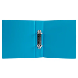 Liderpapel Carpeta de 2 Anillas 40 mm A5 Cartón Forrado PVC Azul