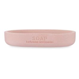 Jabonera de Resina y Bambú Rosa Berilo 12.5x2.5x8.5 cm (6 Unidades) Jabonera de Resina y Bambú Rosa Berilo 12.5x2.5x8.5 cm (6 Unidades)