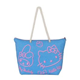 Sanrio Hello Kitty Bolsa de Playa Soleil Denim Azul Sanrio Hello Kitty Bolsa de Playa Soleil Denim Azul