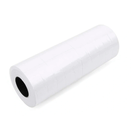 Q-connect KF00712 Etiquetas Blanca 21x12 mm Lisa Rollo 1000 Etiquetas para Etiquetadora