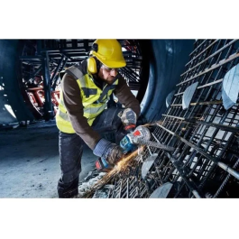 Bosch Professional Amoladora Angular GWX 18V-15 SC BITURBO X-LOCK con 2 Baterías ProCORE18V 8.0Ah y L-Boxx