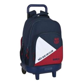 Mochila Escolar con Ruedas F.C. Barcelona Corporativa Azul Granate (33 x 45 x 22 cm) Precio: 55.50000049. SKU: S4305334