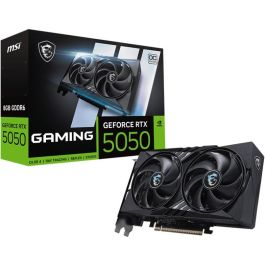 MSI GeForce RTX 5050 8G GAMING OC NVIDIA 8 GB GDDR6 Tarjeta Gráfica para Gaming con 2 Ventiladores, PCI Express 5.0 Precio: 293.68999968. SKU: B1CTWBHTRG