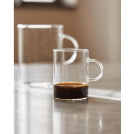 La Mediterranea Set de 3 Tazas Lisas de Boro 90 ml (5 cm diámetro x 6 cm alto) (24 Unidades)