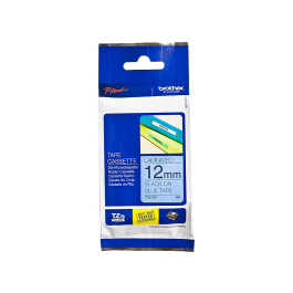BROTHER Cinta laminada azul/negro 12mm