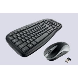 Trust Set Teclado y Ratón Inalámbrico Eco USB Micro Negro