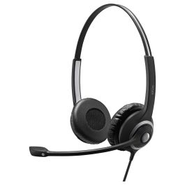 EPOS Auriculares Impact SC 260 USB MS II con Cable para Oficina y Centro de Llamadas con Conexión USB y Diadema