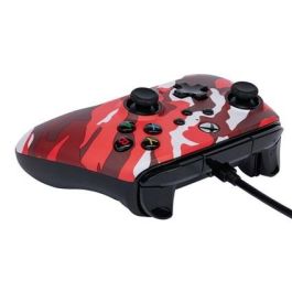 Enhanced Mando Con Cable Xbox Camuflaje Rojo POWER A 1525942-01