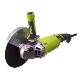 Ryobi EAG2000RS Amoladora Angular 2000W Ø 230mm, 6000 rpm, Bloqueo Eje, Carcasa sin Herramientas, Interruptor Seguridad Doble, Mango Giratorio 180º