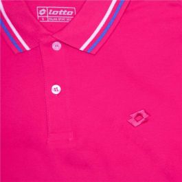 Polo de Manga Corta Hombre Lotto Reed Fucsia