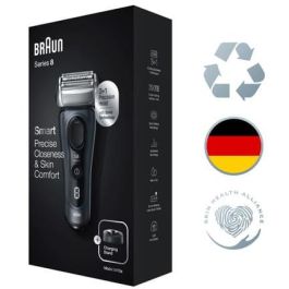 Braun Rasuradora Series 8 8413s Wet&Dry con SensoFlex y Recortadora – Afeitadora Eléctrica de Láminas
