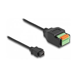 Delock Cable Adaptador USB 2.0 Tipo Mini-B Hembra a Bloque de Terminales Hembra 15 cm, Negro/Verde Precio: 37.50000056. SKU: B15EHYB649