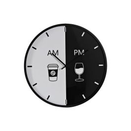 Reloj Pared Moderno DKD Home Decor Negro Blanco 4 x 60 x 60 cm Precio: 29.61112. SKU: S3037665