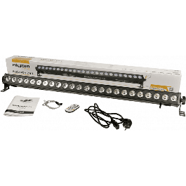 Algamlight 24X4W Barra Luces LED RGBW para Iluminación Versátil Arquitectónica y Eventos, Control DMX