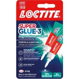 Pegamentos Cianoacrilato - LOCTITE - SUPERGLUE-3 - Reposicionables - Gel 3g - Set 2 Blister - Caja 12uc Precio: 21.88999989. SKU: B1G8RFAR92