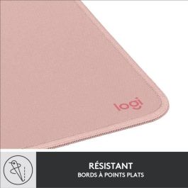 Alfombrilla de ratón duradera - Logitech - Serie Studio - Easy Glide - Rosa