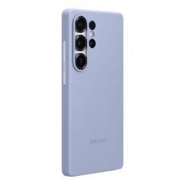Samsung SAM1736238153711 Funda de silicona azul cielo para Galaxy S25 Ultra