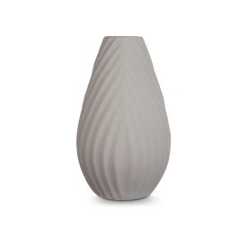 Jarrón Cerámica Raya Diagonal 41 cm Gris - Giftdecor (2 Unidades) Jarrón Cerámica Raya Diagonal 41 cm Gris - Giftdecor (2 Unidades)