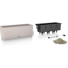 Lechuza 15696 Jardinera Balconera Kit Completo Color 50 Marrón Arena 8 L