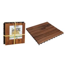 Progarden - Baldosas de Terraza de Madera de Acacia 30x30 cm, Capa Superior Impermeable, Base de Polipropileno, Pack de 4 Piezas Precio: 15.59000058. SKU: B1BENMPXB6