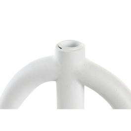 Candelabro Scandi DKD Home Decor Blanco 21.5 x 23 x 21.5 cm