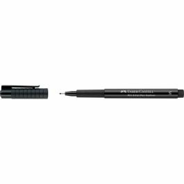 FABER-CASTELL 167399 Tuschestift Pitt Artist Pen, color Negro, punta Media de 0.7 mm, tinta pigmentada