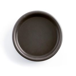 Quid Barro Lux Cazuela de Cerámica Negra 18 cm - Set 12 Unidades Apta para Vitrocerámica, Placa Eléctrica y Gas