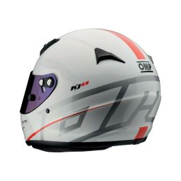 Omp Casco Karting Kj8 Evo Cmr Blanco Talla L Ompsc0-0790-B01-020-L Homologación Cmr 2016