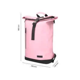 Antartik Mochila Roll Pack Waterproof Enrollable Rosa Gran Capacidad 480x130x280 mm