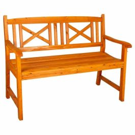 Banco Alexandra House Living Naranja Madera de abeto 65 x 68 x 120 cm