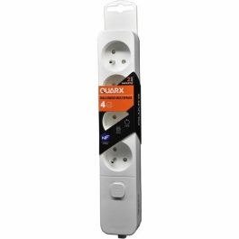 Quarx QUA4004282463030 Regleta 4 Tomas con Interruptor y Cable 1,5m