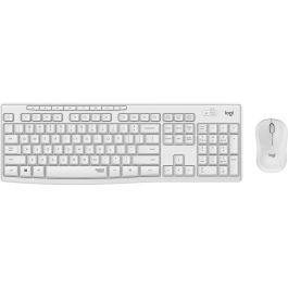 Logitech 920-009819 MK295 Silent Teclado y Ratón USB Alámbrico QWERTZ Alemán Completo Numérico Silencioso Blanco Oficina