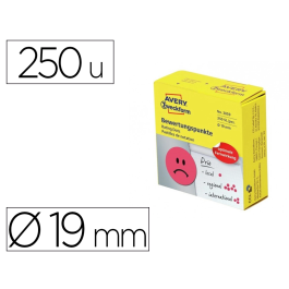 Avery Smile Triste Rojo Etiquetas Adhesivas Permanentes 19mm Rollo 250 Unidades Precio: 4.49999968. SKU: B12PR7NVWE