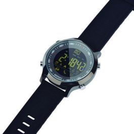 RELOJ INTELIGENTE LEOTEC HARDY LIFE NEGRO - ESFERA 2.79CM FULL VIEW RETROILUMINADO IP67 - BT 4.0 - ALERTAS - PODÓMETRO - BAT. 1 AÑO - COMP IOS/ANDROID