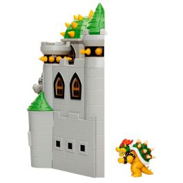 JAKKS PACIFIC Playset Castillo Bowser Deluxe Mario Bros, Juguete con accesorios, 38,1x43,1x13,3cm, para fans