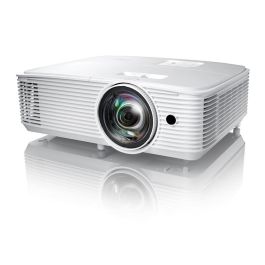 Optoma X309ST Proyector Compacto Tiro Corto XGA 3700 Lúmenes Contraste 25000:1 Full 3D HDMI VGA Lámpara Larga Duración Blanco